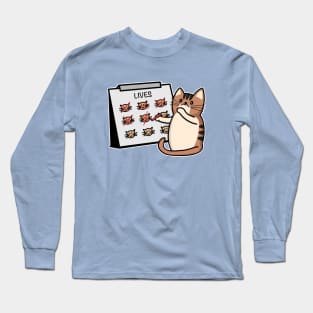 Nine Lives Cat Long Sleeve T-Shirt